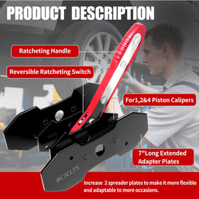 BCJCLTS close-up of dual-action ratchet mechanism demonstrating precise control