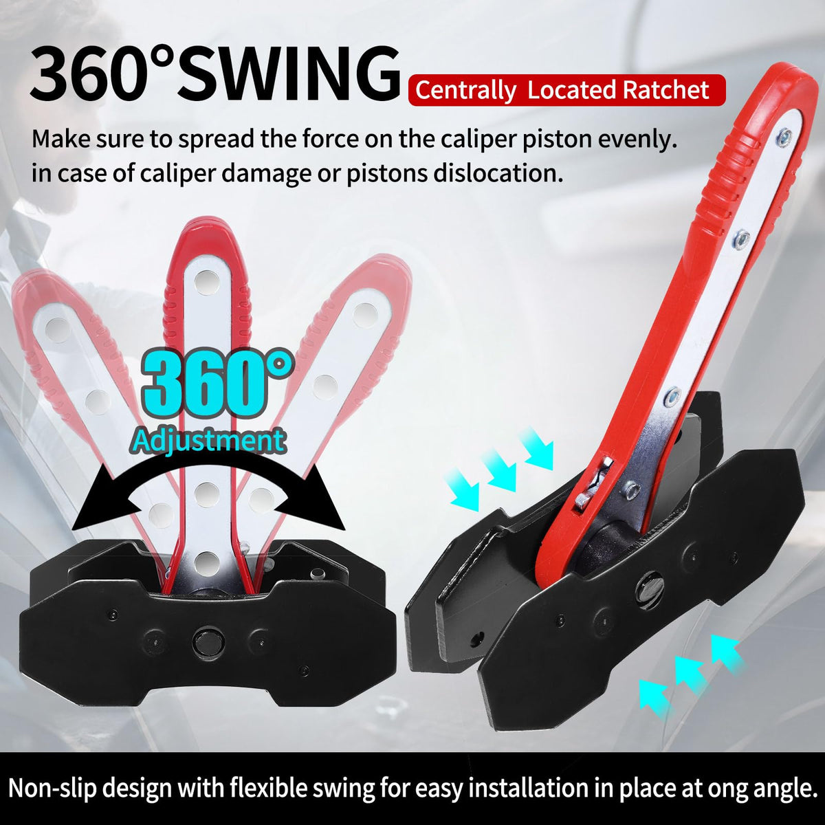 BCJCLTS curved pad spreader detail illustrating secure fit and even pressure