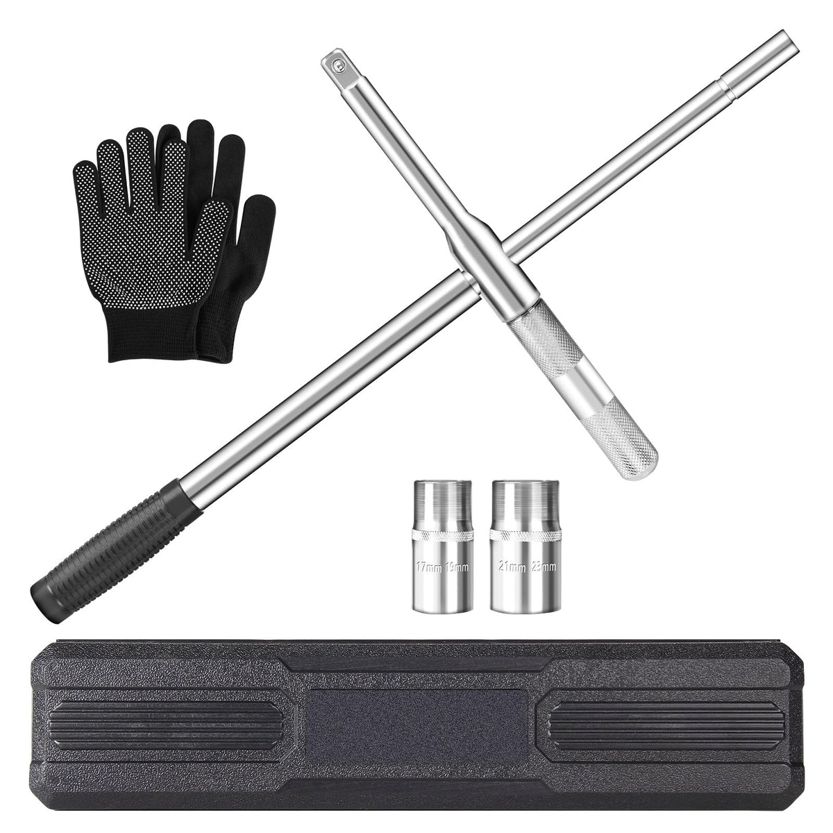 BCJCLTS front view of cross wrench showing sturdy construction and ready use