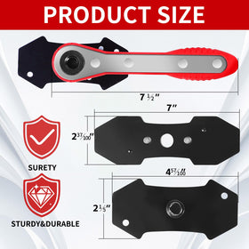 BCJCLTS tool beside ruler for scale to show large size and workshop suitability