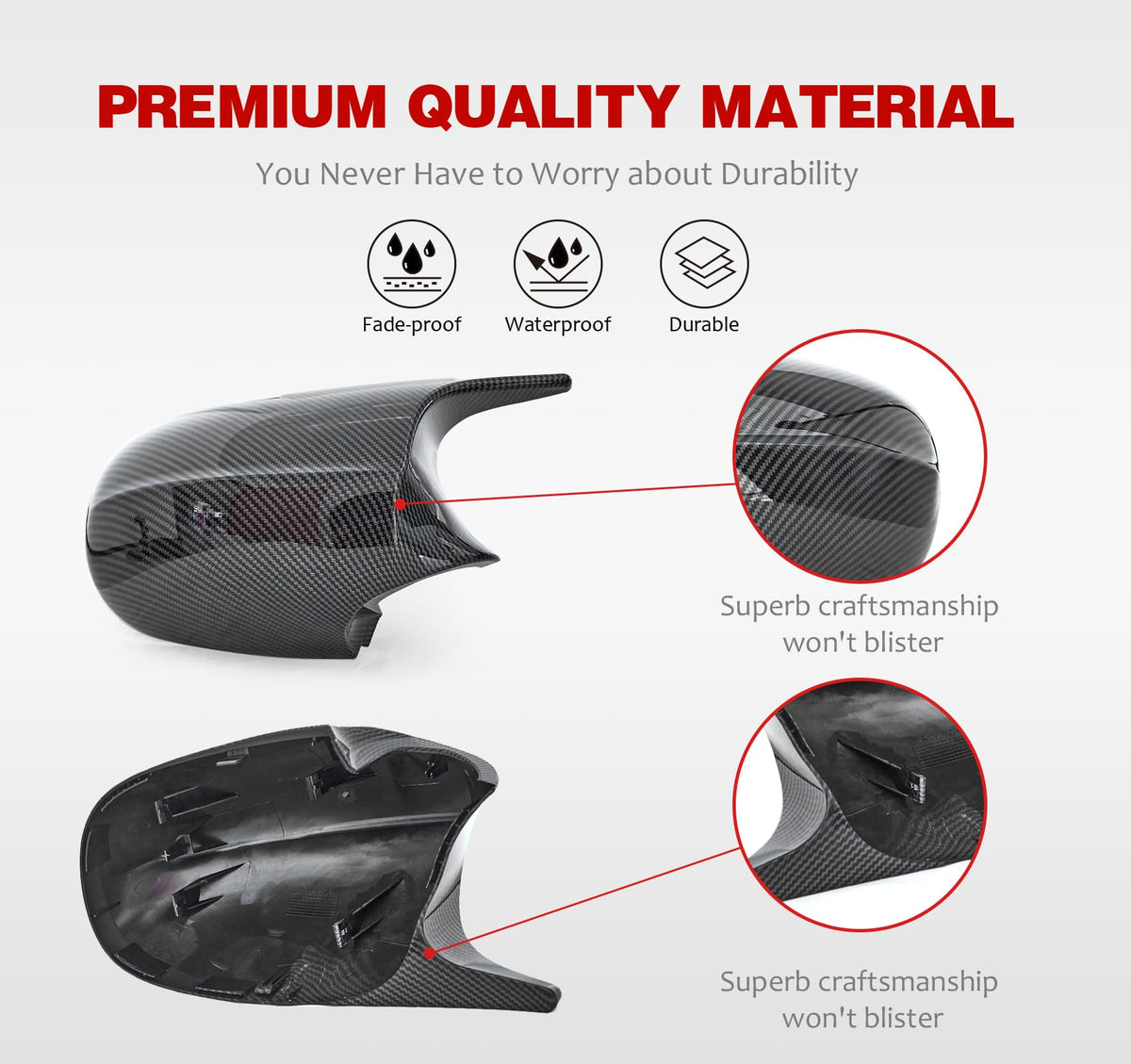 BDBO carbon fiber pattern texture detail enhancing visual depth