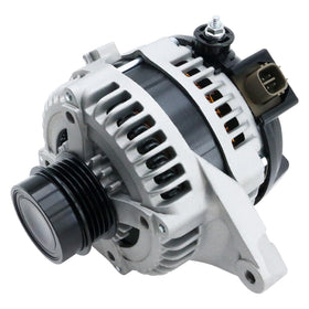 BDELI alternator installed in Camry engine bay demonstrating proper fit