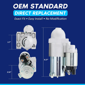BDELI 6970 starter label and specs image showing power and model matching benefits