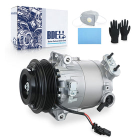 BDELI AC compressor front assembly showing complete unit and ready fit