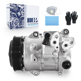 BDELI compressor front view showing fitment and durable construction benefit