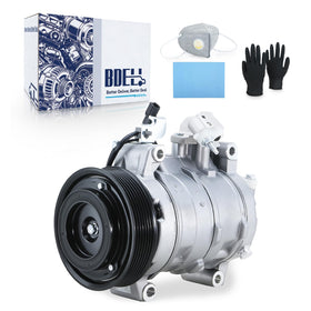 BDELI compressor front view showing mounting points and fitment benefit