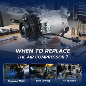 BDELI compressor next to ruler showing compact size for easy installation