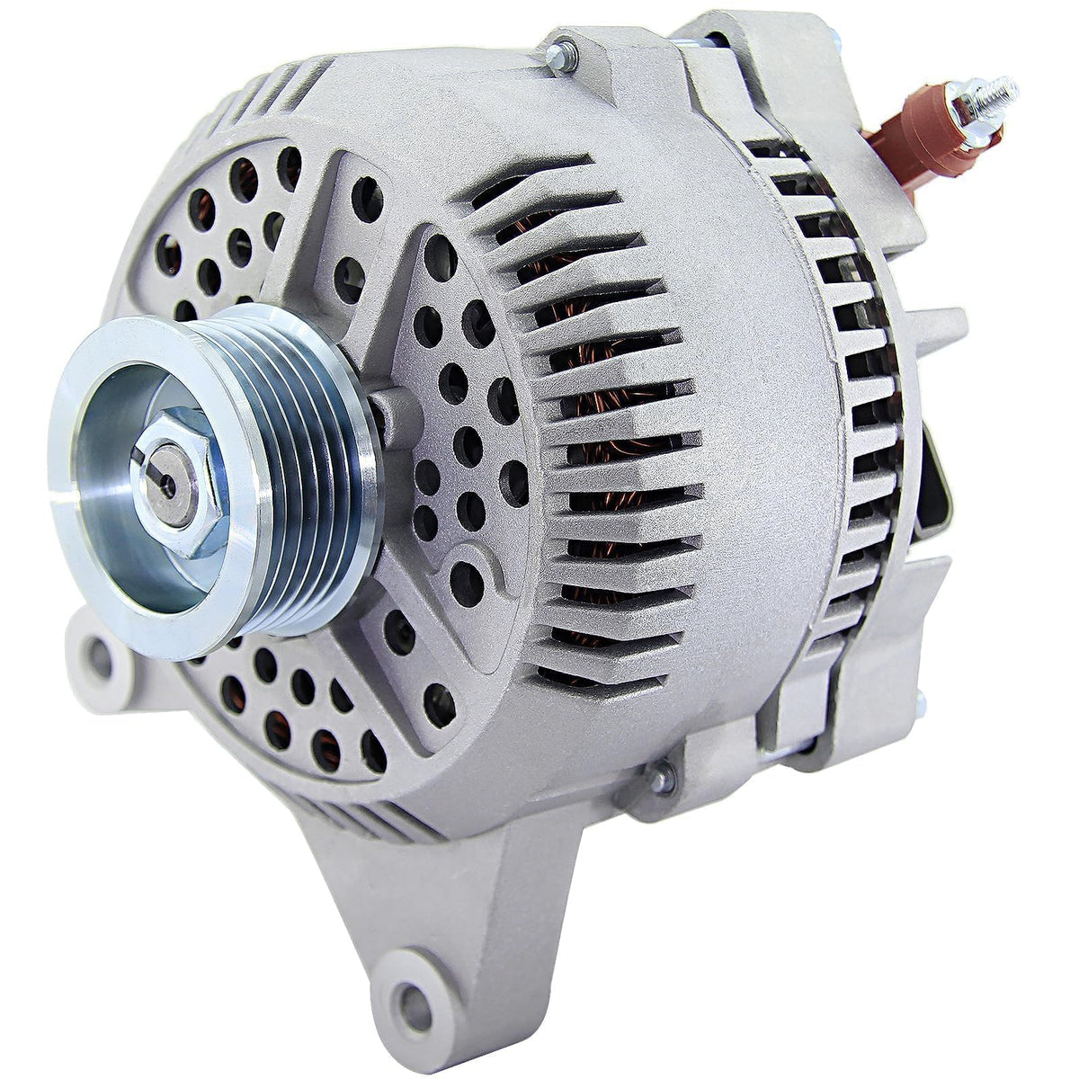 BDELI alternator front view showing clean housing and mounting points for quick fit