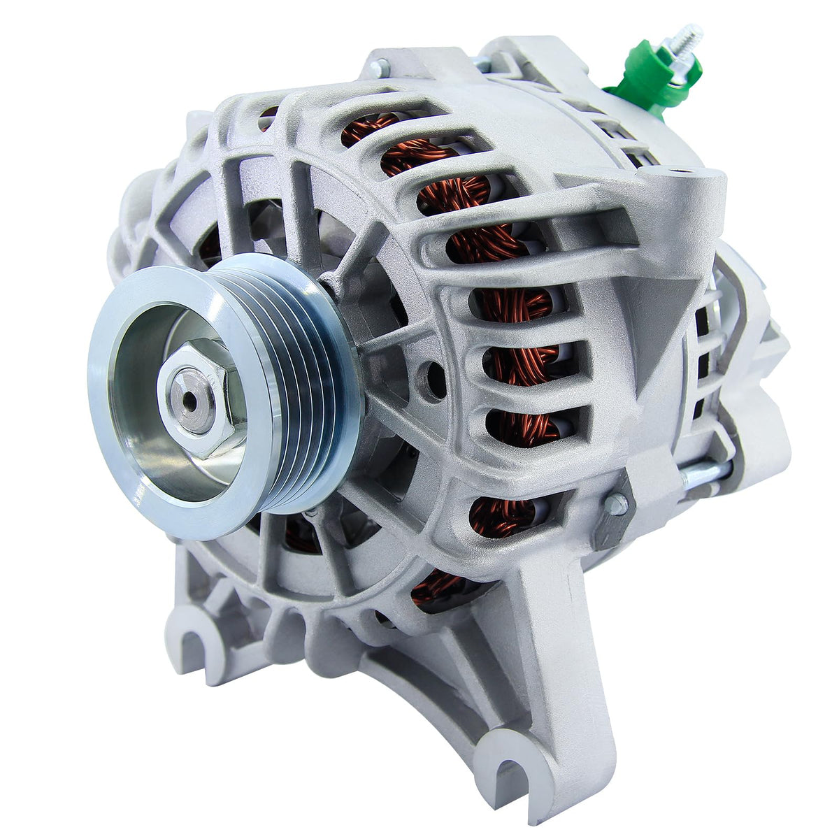 BDELI alternator front view showing housing and mounting for accurate fit