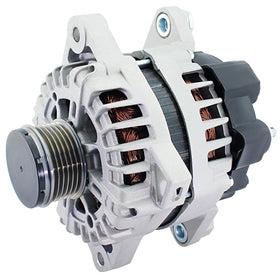BDELI alternator front view showing housing and pulley for reliable performance