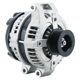 BDELI alternator front view showing mounting points and benefit of direct-fit replacement