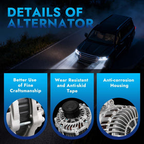 BDELI alternator installed in engine bay, restores charging system performance