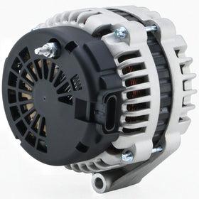 BDELI alternator installed in engine bay showing correct OEM alignment and clearance