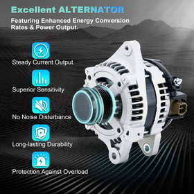 BDELI alternator installed in engine bay demonstrating direct-fit benefit