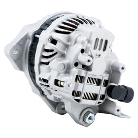 BDELI alternator installed in engine bay showing direct-fit replacement advantage