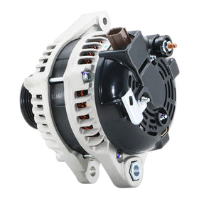 BDELI alternator label close-up showing part numbers and certification details