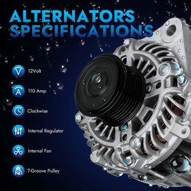 BDELI alternator mounting points detail, precise fit and secure installation