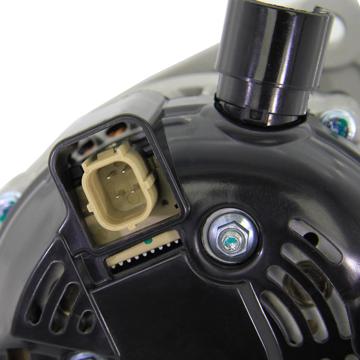 BDELI alternator pulley close-up showing precision machining for belt alignment