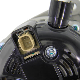BDELI alternator pulley close-up showing precision machining for belt alignment