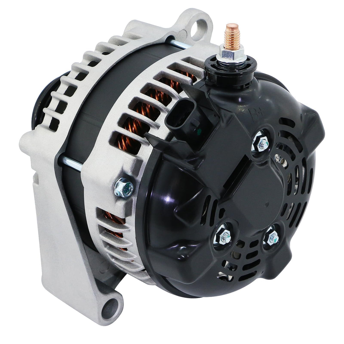 BDELI alternator pulley close-up highlighting durable pulley for consistent belt engagement