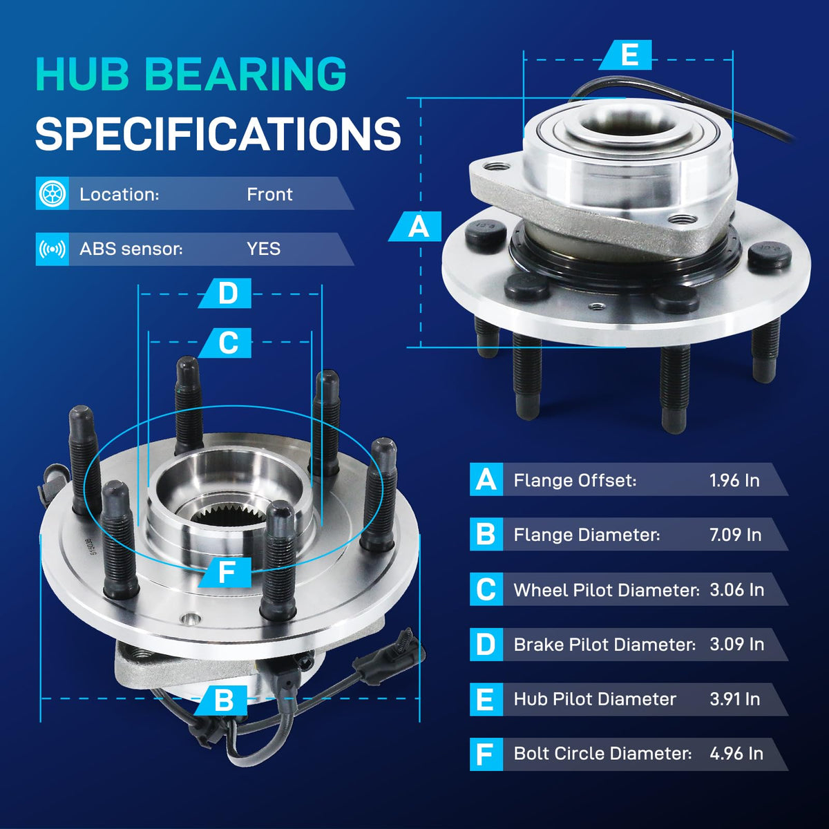 BDELI bearing close-up showing precision rollers and long-life construction
