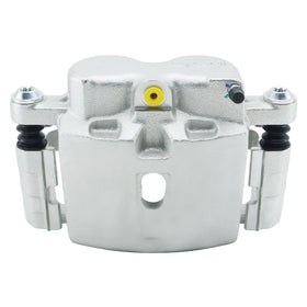 BDELI caliper side view showing bleeder and hose port for easy bleeding