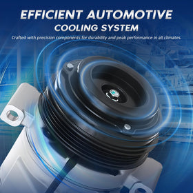 BDELI compressor mounted in engine bay demonstrating direct-fit installation benefit