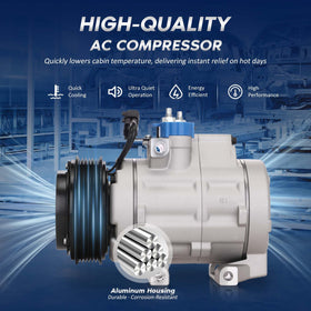 BDELI compressor mounting bracket angles displayed for direct-fit compatibility and alignment
