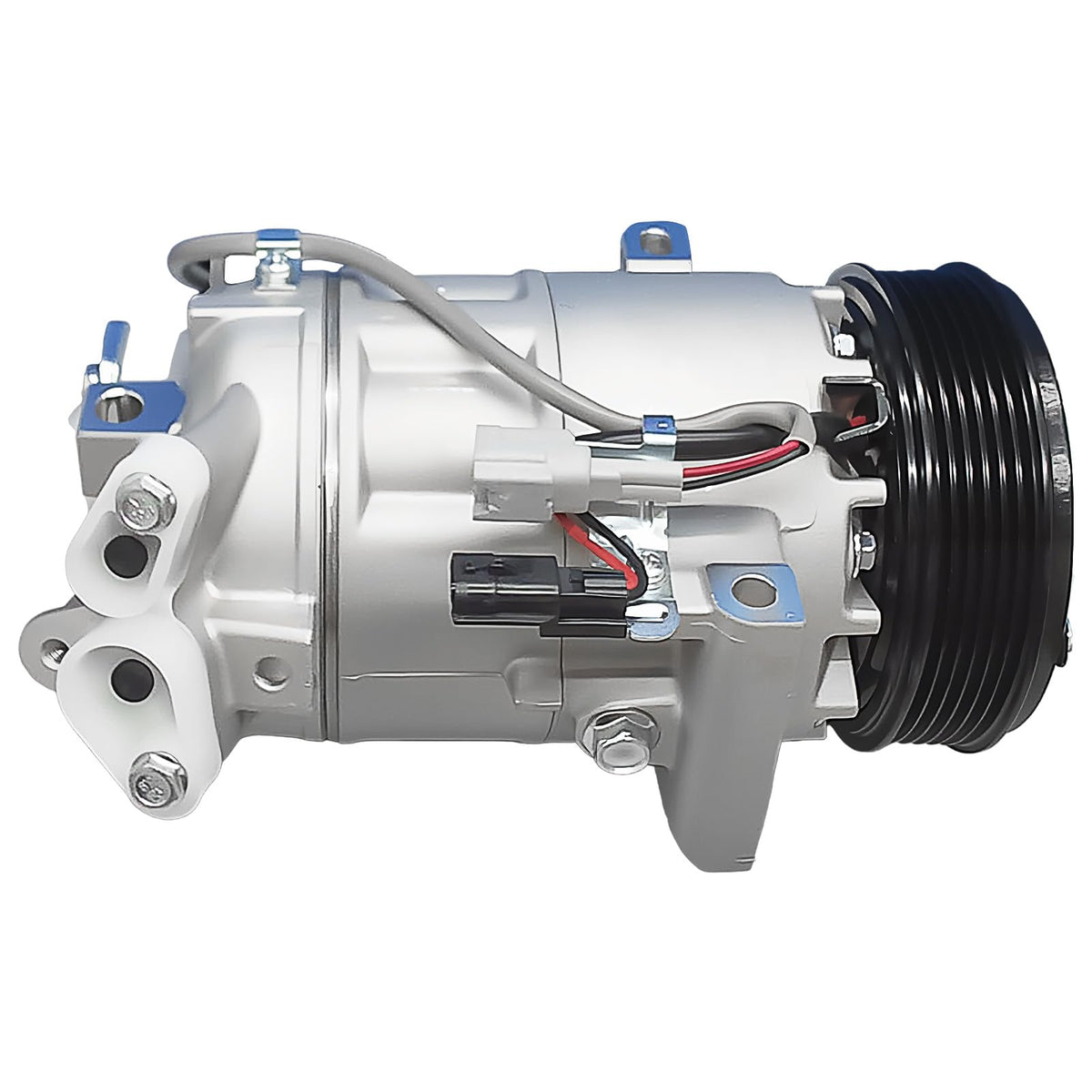 BDELI compressor boxed with warranty card showing included support