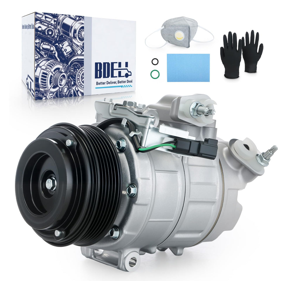 BDELI front view of compressor assembly showing fit and reliable replacement