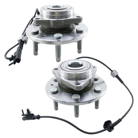 BDELI front hub assembly front view showing precise fit and improved wheel rotation