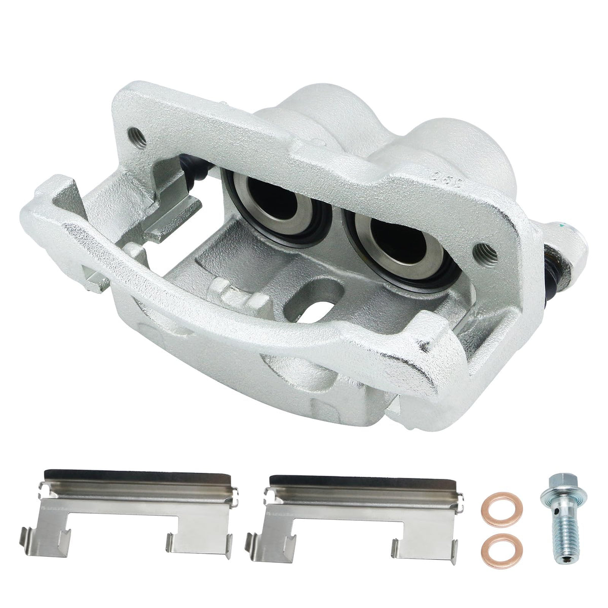 BDELI front-right caliper packaging showing brand and ready-to-install benefit