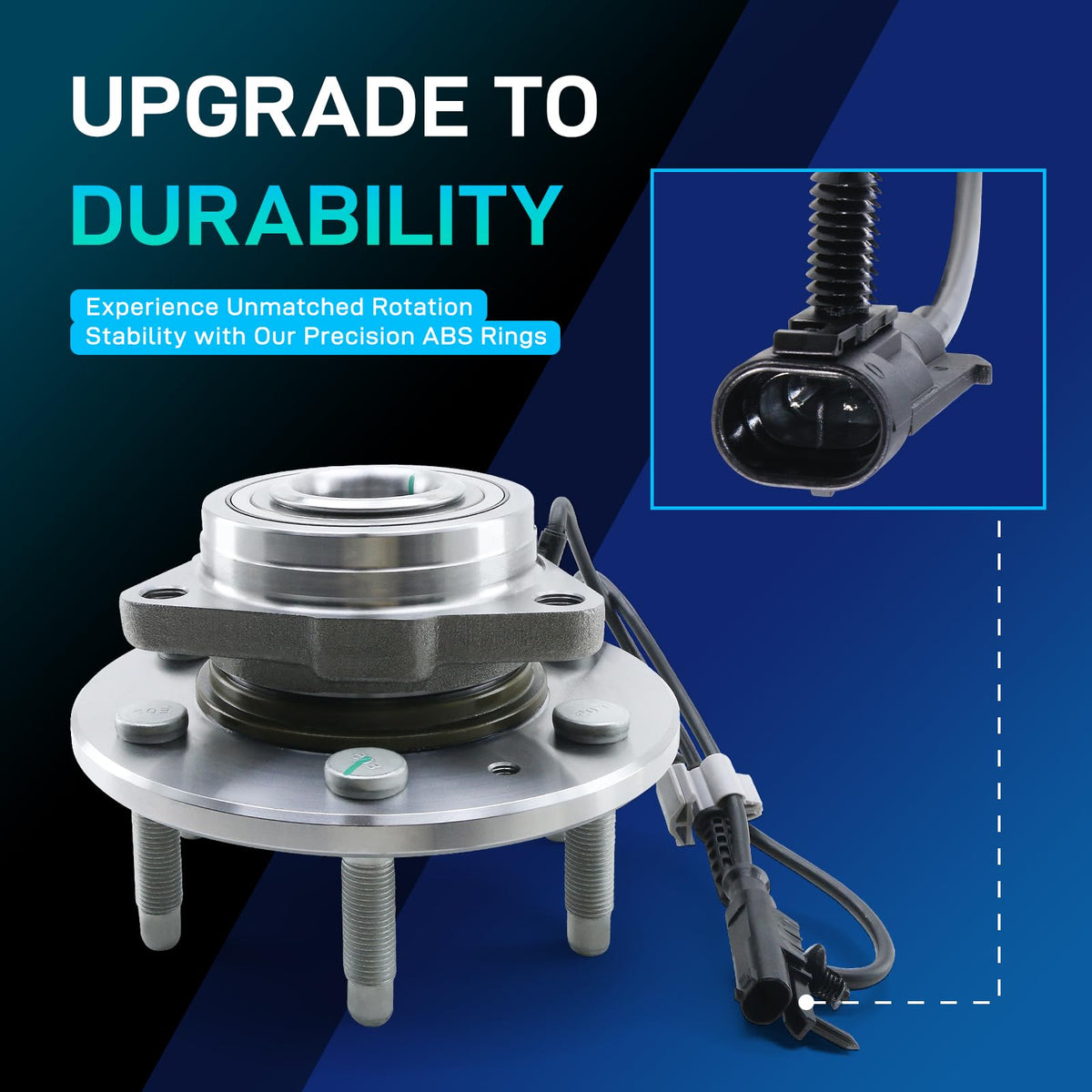 BDELI hub installed on Silverado illustrating direct-fit replacement benefit