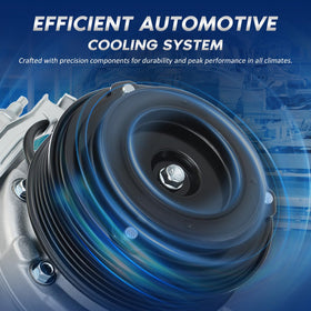 BDELI compressor installed in engine bay demonstrating direct-fit ease