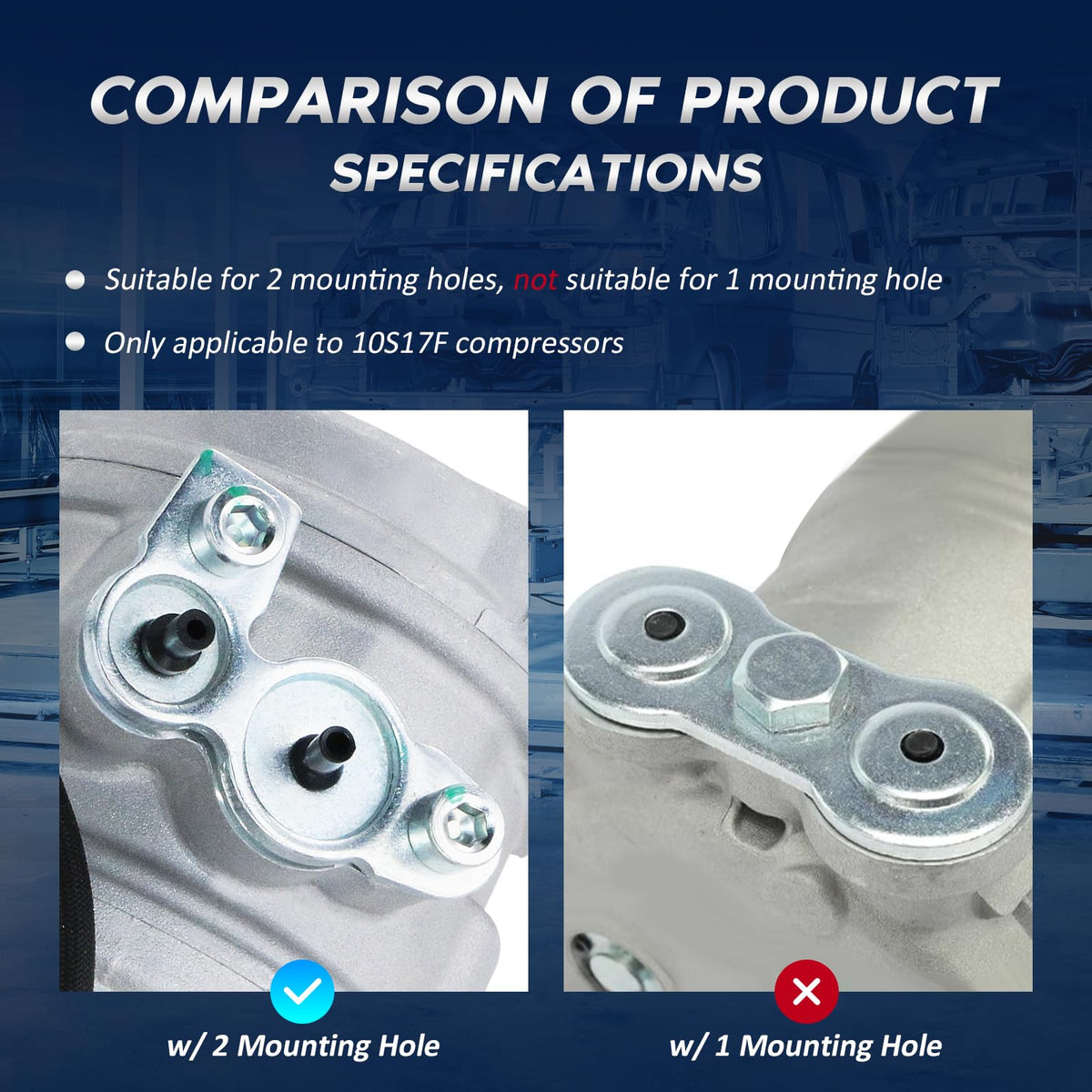BDELI oil fill port with PAG100 indicated for correct lubrication