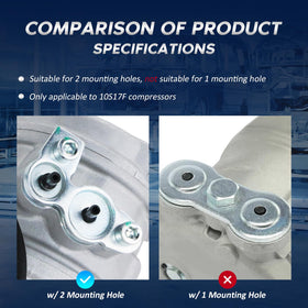 BDELI oil fill port with PAG100 indicated for correct lubrication
