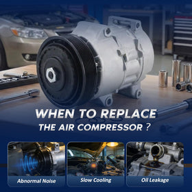 BDELI compressor next to ruler showing compact size for easy handling