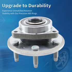 BDELI side profile of hub showing wheel mounting face for correct alignment