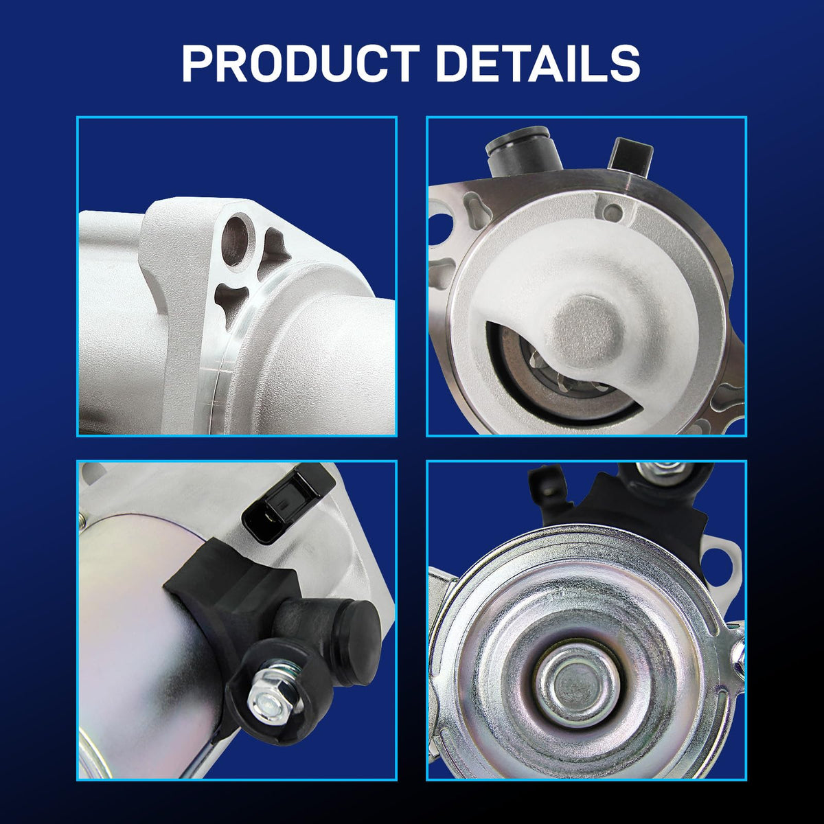 BDELI starter Bendix gear detail showing robust teeth for reliable engagement