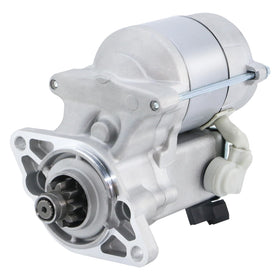 BDELI starter front view showing bolt bosses and electrical terminals for easy fit