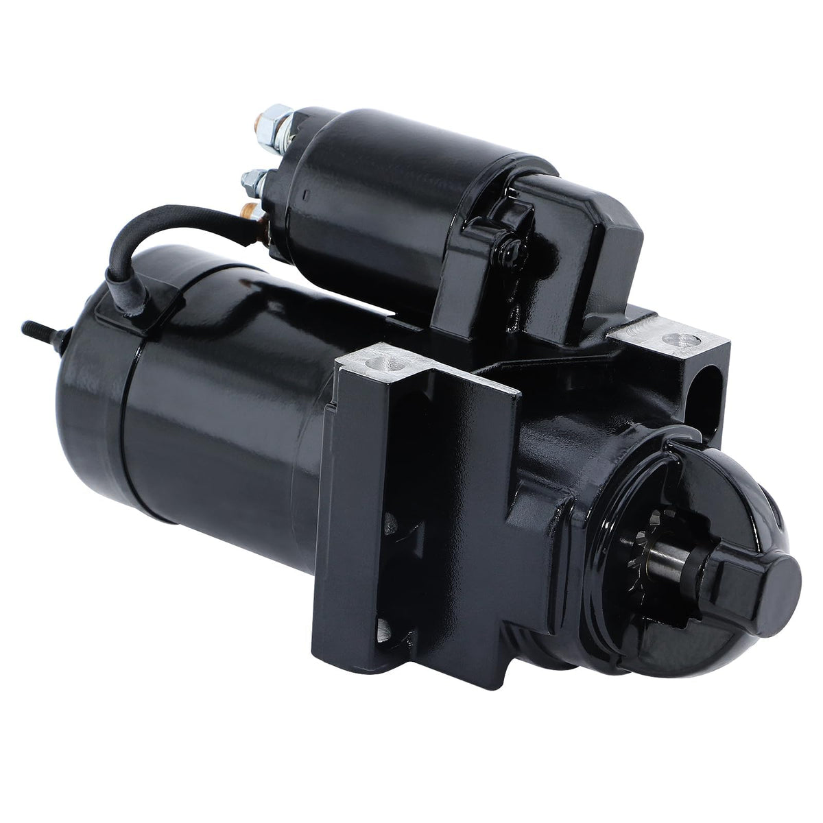 BDELI starter front view showing compact durable housing and reliable fitment