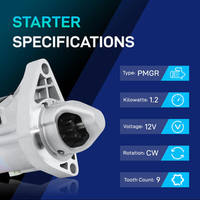 BDELI starter gear and shaft closeup illustrating durable construction