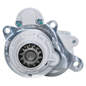 BDELI starter installed on a Ford Super Duty engine, demonstrates direct-fit installation