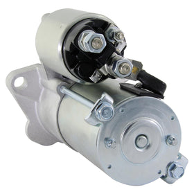 BDELI starter motor close-up of gear housing highlighting durable construction and longevity