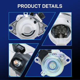 BDELI starter pinion close-up displaying 10 teeth and precision machining for smooth engagement