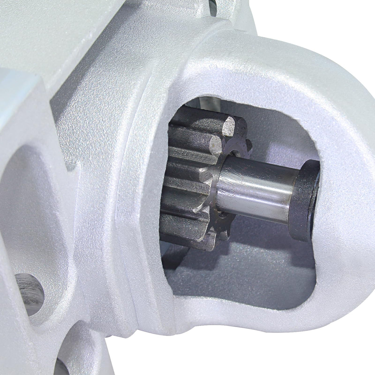 BDELI starter side view of electrical terminals for reliable connection