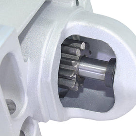 BDELI starter side view of electrical terminals for reliable connection