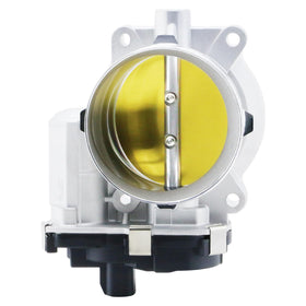 BDELI throttle body front view showing flange and mounting holes for precise fit