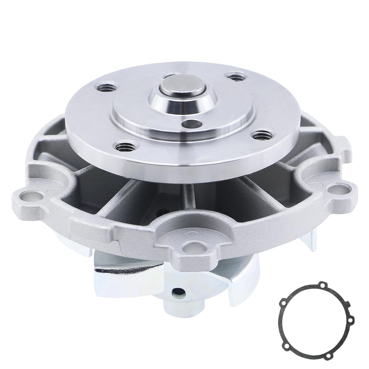 BDELI water pump front assembly showing housing and impeller for durable flow