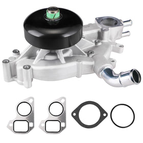 BDELI water pump front view showing fitment and robust casting for reliable replacement